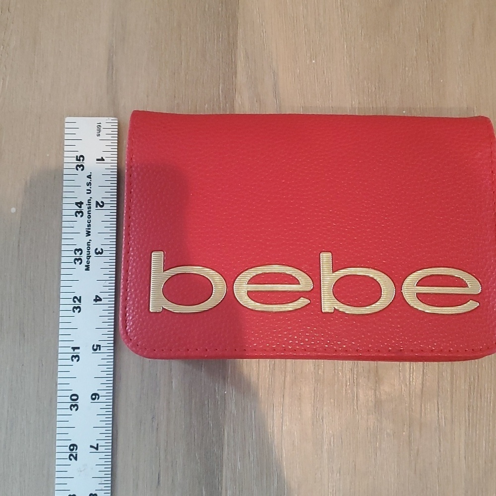 Bebe red clutch/crossbody bag - Picture 2 of 7